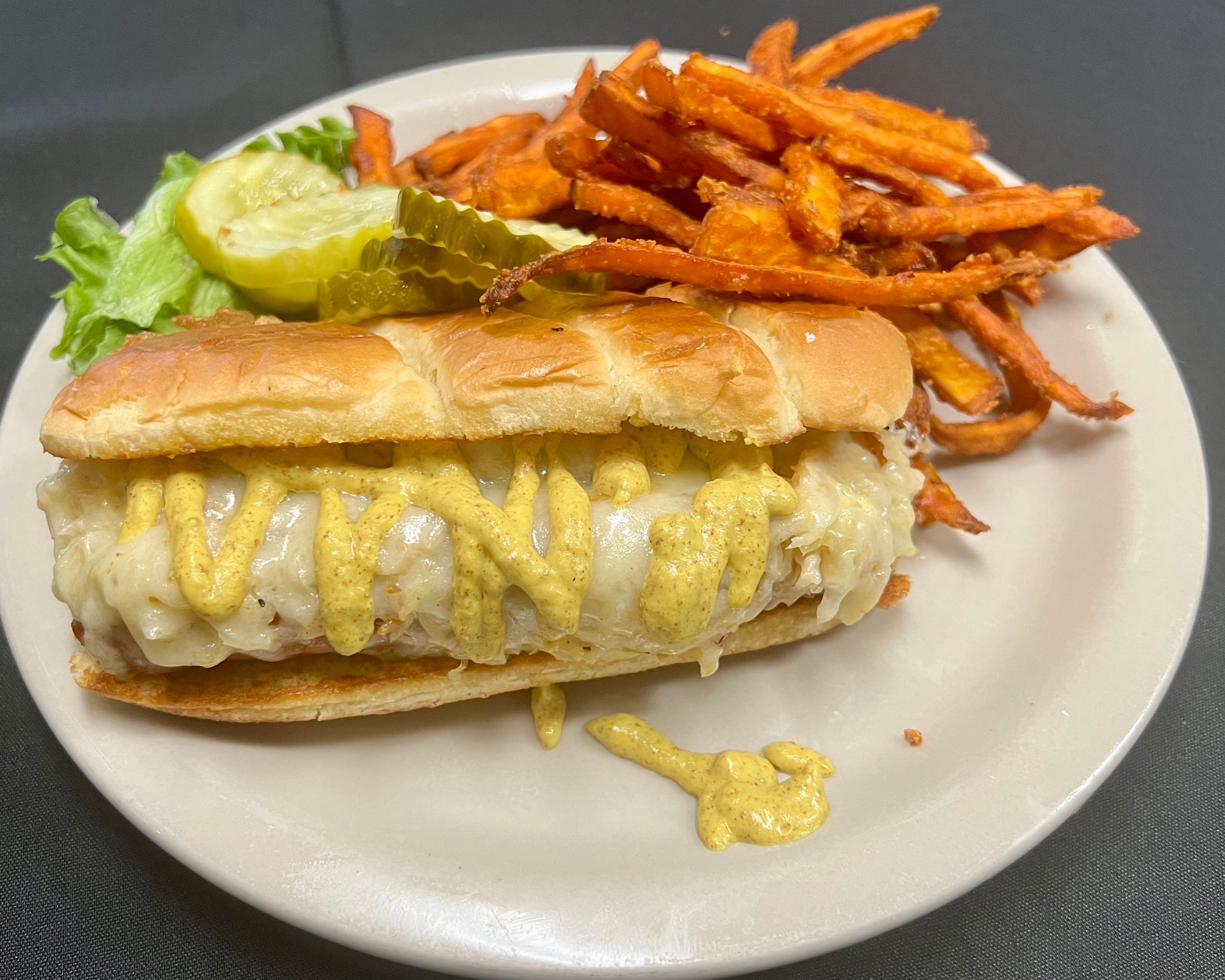 Polish Sausage Sandwich