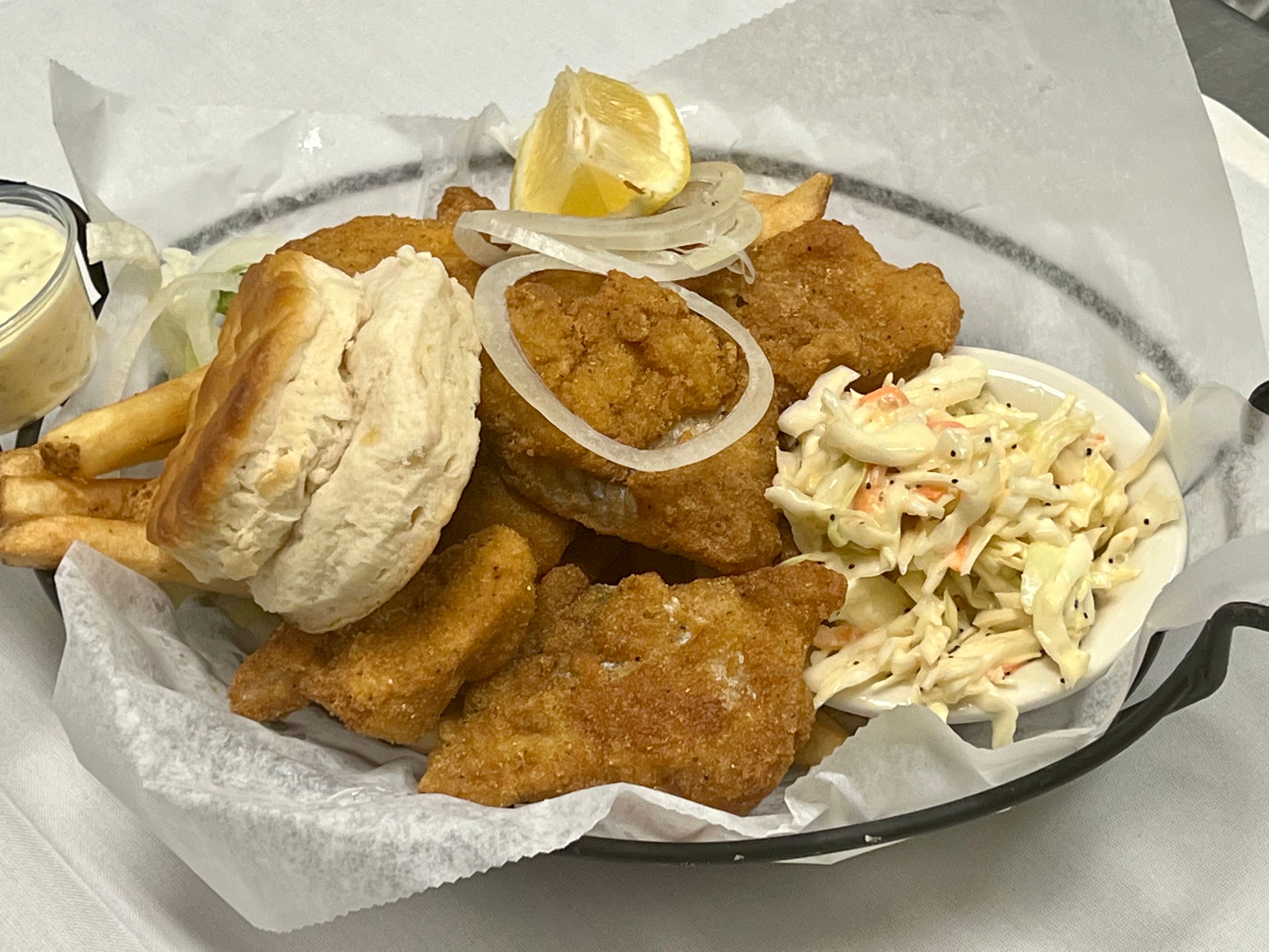 Crispy Catfish Nuggets 